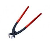 Клещи монтажные торцевые 10"=250мм, Черные с красной рукояткой.