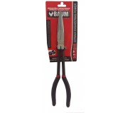 126-11FN Плоскогубцы с удлинёнными рукоятками L=11"/275мм и плоскими длинными  носиками