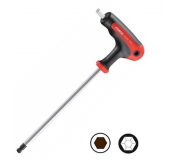 765...G Г-образная двухсторонняя ключ отвертка под 6-ти гранный шлиц (2-12мм), с шариком и длинным стержнем
