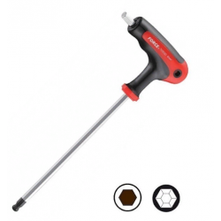 765...G Г-образная двухсторонняя ключ отвертка под 6-ти гранный шлиц (2-12мм), с шариком и длинным стержнем