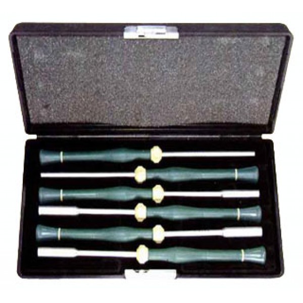 Набор торцевых отверток с 6-гранными головками (3,2-5,5мм)  . 6 предметов с внутренним шестигранником 2064