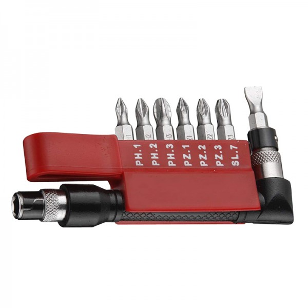 Набор бит с Г-образным воротком 8 предметов 2081C