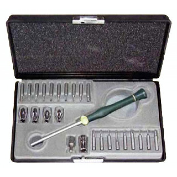 Отвертка с набором бит и головок (26 предметов) 2261