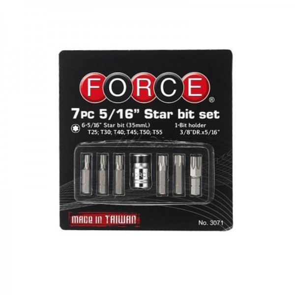 Набор бит DR.5/16" (T25-T55) 7 предметов 3071