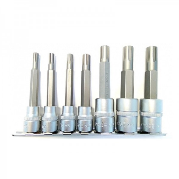 Набор головок c12ю квадратными лучами райб битами-вставками (М6-М14) 7 пр. DR.3/8"&1/2" 3078