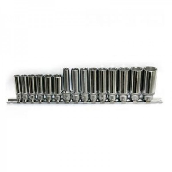 Набор 6-гранных головок для сорванных граней (8-19мм) 11 пр. DR.1/4"&3/8" 3151