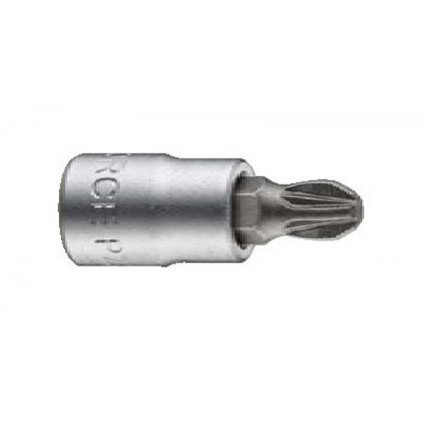 Головка DR.1/4", L=32мм, с запрессованной битой вставкой под крестовой шлиц POZIDRIV 2 322322