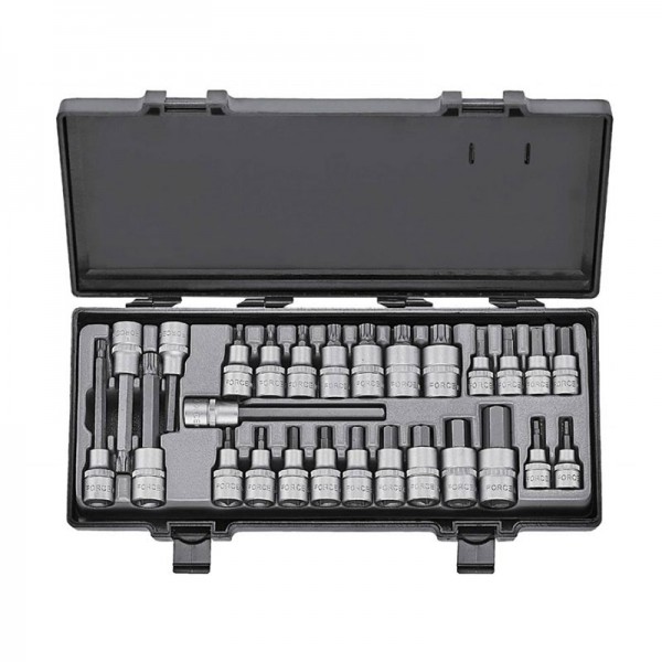 Набор головок  c битами-вставками 27 пр. DR. 3/8"&1/2" 4281