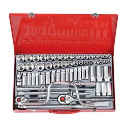 Набор инструмента 64 предмета посад. размер 3/8"+1/2"