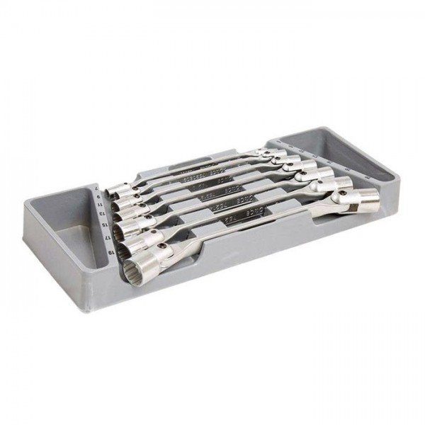 Набор шарнирных торцевых ключей 6х7мм-18х19мм 7пр. 5074