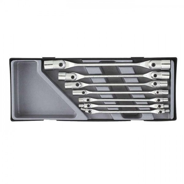 50075 Набор шарнирных торцевых ключей Е4хЕ5 - Е22хЕ24 5075