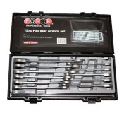 51210 Набор 12 комбинированных трещоточных 8-19мм ключей