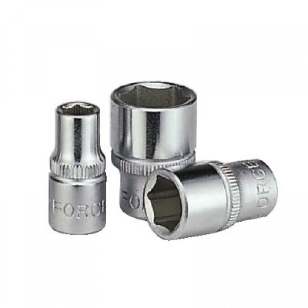 525... Головка торцевая короткая 6-гранная DR.1/4" 525 04...14