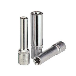 52650... Головка торцевая длинная с внутренней 6-ти лучевой звездой DR.1/4"