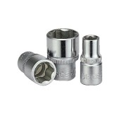 527... Головка торцевая короткая 6-гранная с увеличенной площадью контакта (УПК) DR.1/4"