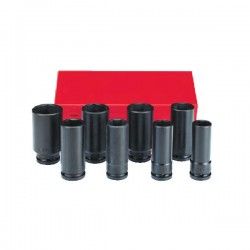 6081D Набор длинных ударных 6 гранных головок 8 пр. DR. 3/4"
