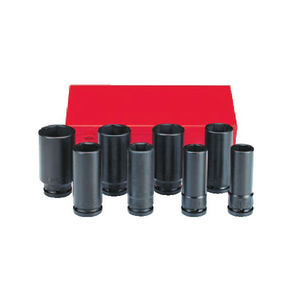 Набор длинных ударных 6 гранных головок 8 пр. DR. 3/4" 6081D