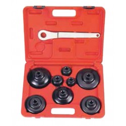 3/8" Набор чашечных фильтросъёмников с ключём 9 пр