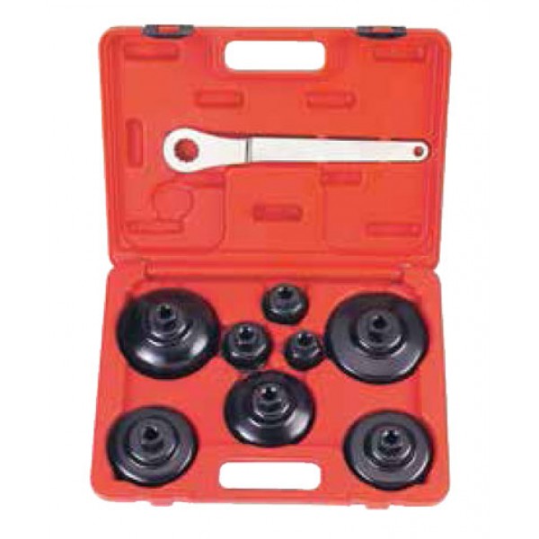 3/8" Набор чашечных фильтросъёмников с ключём 9 пр 61922