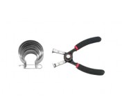 62005 Набор для сжима маслосъёмных колец и установки поршней диаметром 35-73мм, в цилиндры компрессоров и мототехники. 8 пр.