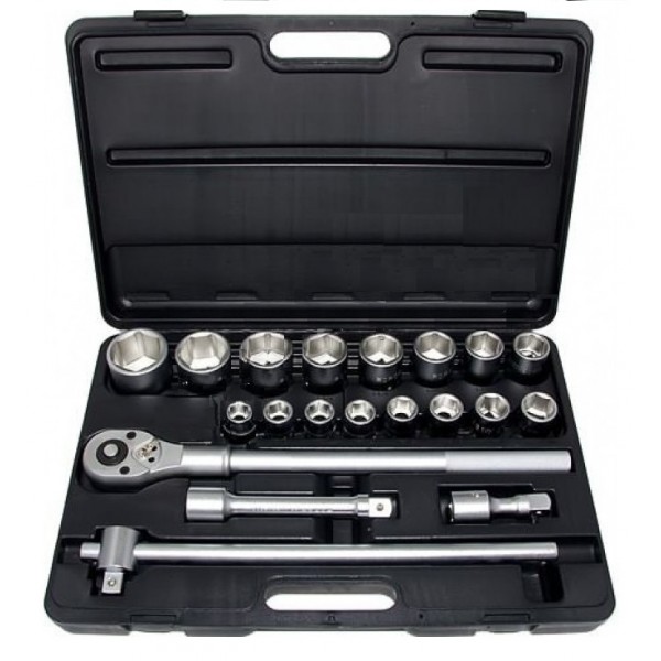 Набор 6-ти гранных головок с трещоткой 20 пр. DR. 3/4" 6201B-5