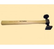 Молоток рихтовочный с кругл.плоск. и квадратной с насечкой головками