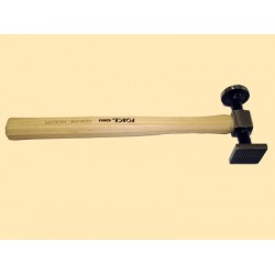 Молоток рихтовочный с кругл.плоск. и квадратной с насечкой головками