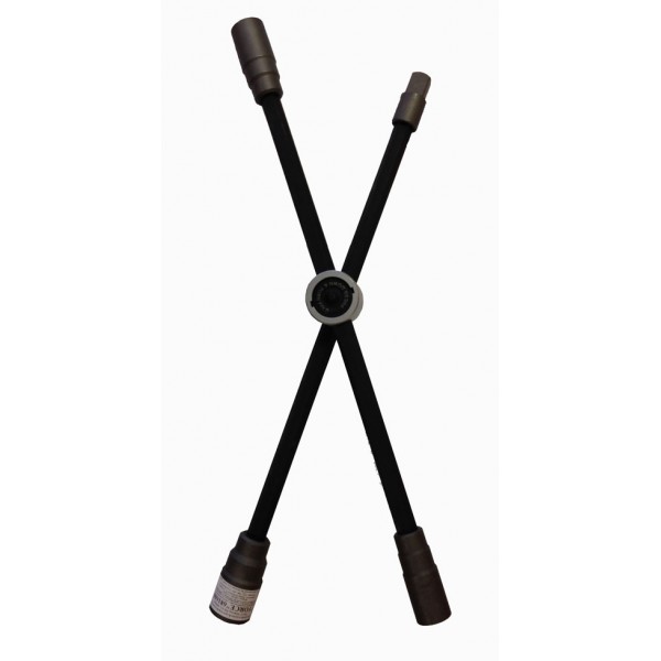 Грузовой, складной, крестовой ключ со скользящим фиксатором. 681600