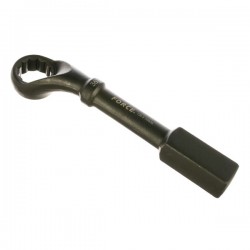 Силовой накидной ключ 55 мм с изгибом, 4-ти гр ручка. L=360mm