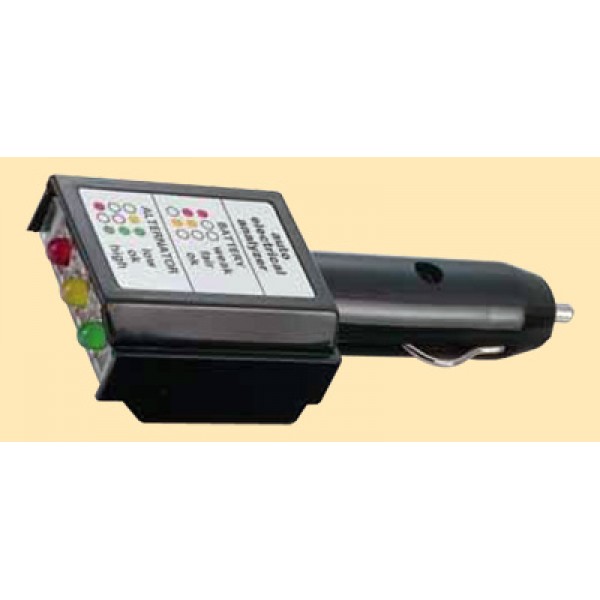 Анализатор работы АКБ 12В(~), через прикуриватель (шт.) 88424