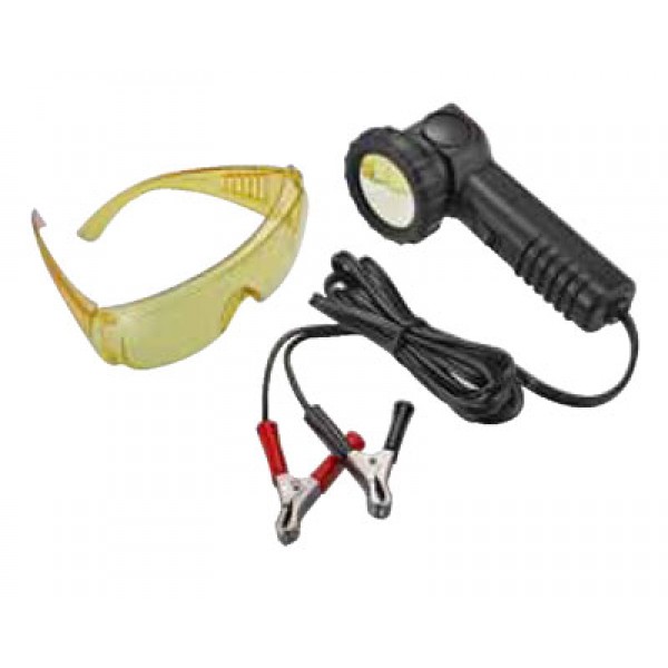 Ультрафиолетовая лампа 12V со специальными очками, для обнаружения течи хладагента 2 пр. 902G10