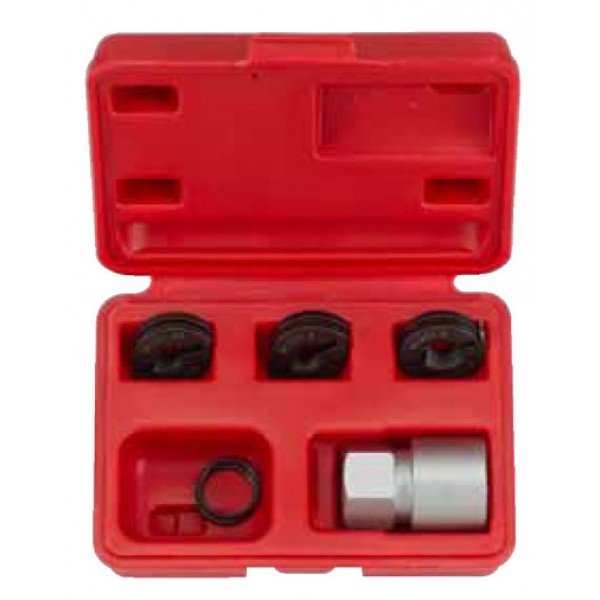 Набор для восстановления резбы на колёсных шпильках М12х1,25/1,5; М14х1,5. 5 пр 906T5