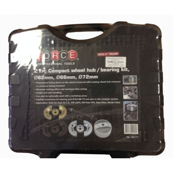 Съёмик ступичных подшипников с сепараторами D=62,66,72мм Audi, VW, Seat, Skoda 21пр. 921T1