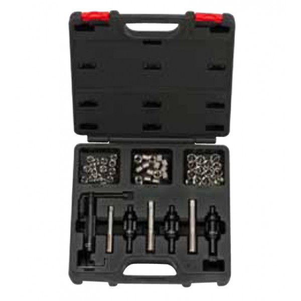 Набор для ремонта свечных гнёзд  М10х1,0.,М12х1,25.,М14х1,25. 56пр. 956G1