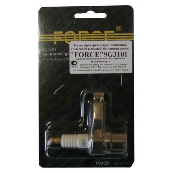 Тестер проверки искры зажигания, с массовой клеммой, без снятия свечи (стандартный). 9G3101