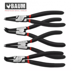 110-4 Набор съёмников внутренних и внешних стопорных колец D=19-60мм. с монтажным отверстием ø 1,8мм.