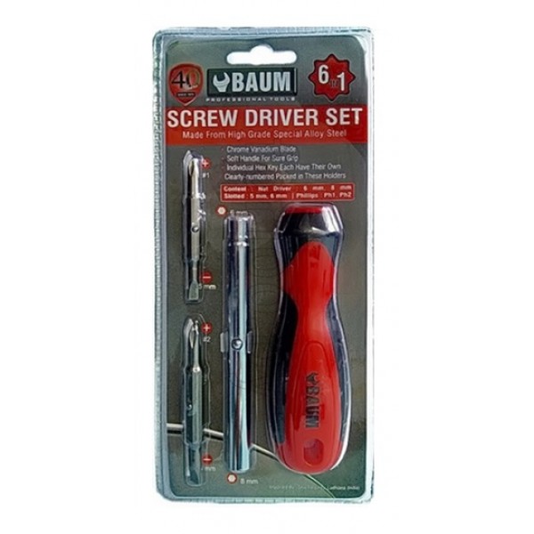 Отвертка универсальная 6 в одном 313DC-B