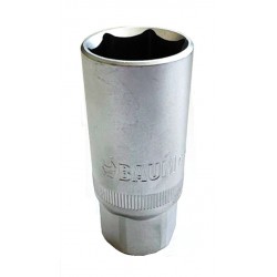 412-21 Головка DR.1/2" Свечная 16мм 6-ти гранная с резинкой