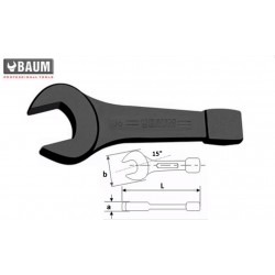 66...В Ключи ударные, фосфатированные, рожковые, односторонние с наковальней..