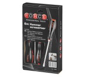 2069 Набор плоских SL и крестовых PH ударных отверток 6пр.