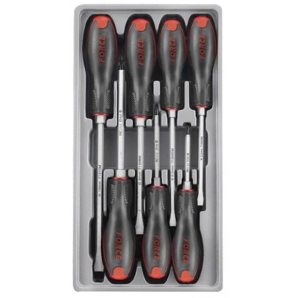 Набор плоских SL и крестовых PH ударных отверток 7пр 20714