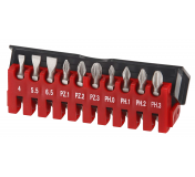 Набор Бит микс. 10 предметов в пластиковом пенале-патронтаже с крышкой