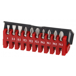 Набор Бит микс. 10 предметов в пластиковом пенале-патронтаже с крышкой