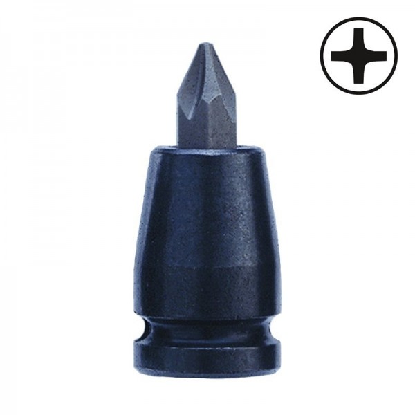 24155... Головка DR. 1/2", ударная с запрессованной битой вставкой 24155 2...4