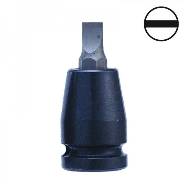 24355... Головка DR. 1/2", ударная с запрессованной битой вставкой 24355 08...16