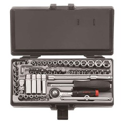 2571 Набор DR.1/4" 6гр головок (4-14мм), головок бит и сопутствующего инструмента 57пр.