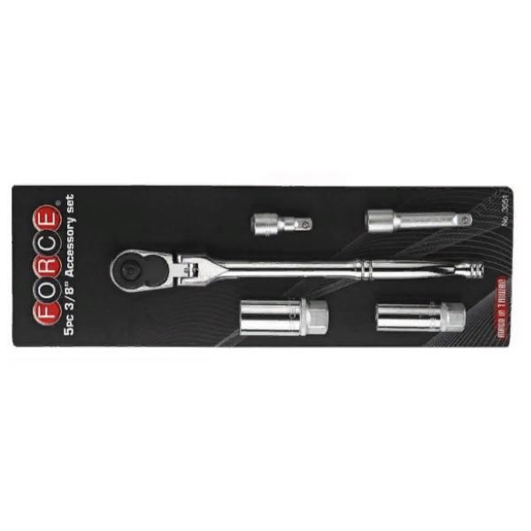 Набор свечного инструмента  под посадочный размер DR.3/8", 5 пр 3051