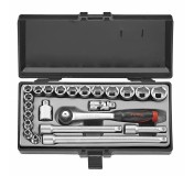 3232 Набор 6-ти гранных головок с сопутствующим инструментом 23 пр DR. 3/8"