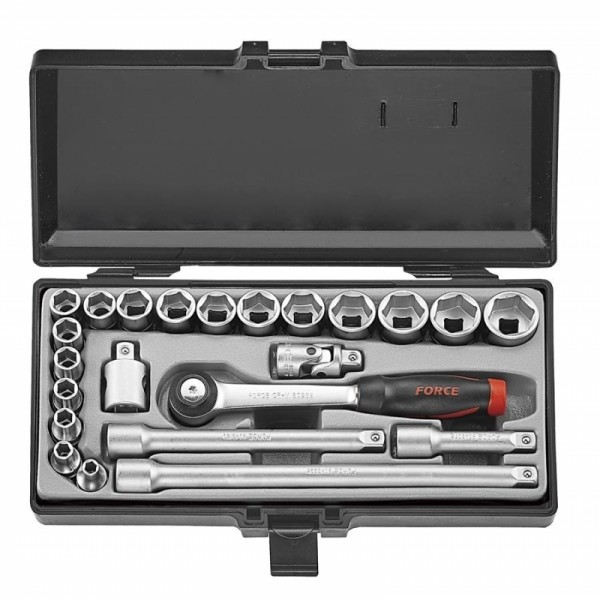 3232 Набор 6-ти гранных головок с сопутствующим инструментом 23 пр DR. 3/8" 3232,  3232-7,   3232-9