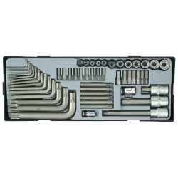 3521 Набор инструмента Torx и Star, DR.1/4"+3/8", 52 пр